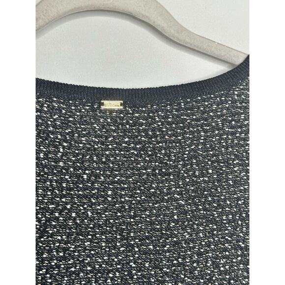 ST. JOHN SPORTS Women's Knit Black Wool Blend Tank Top Size Medium - Picture 6 of 7